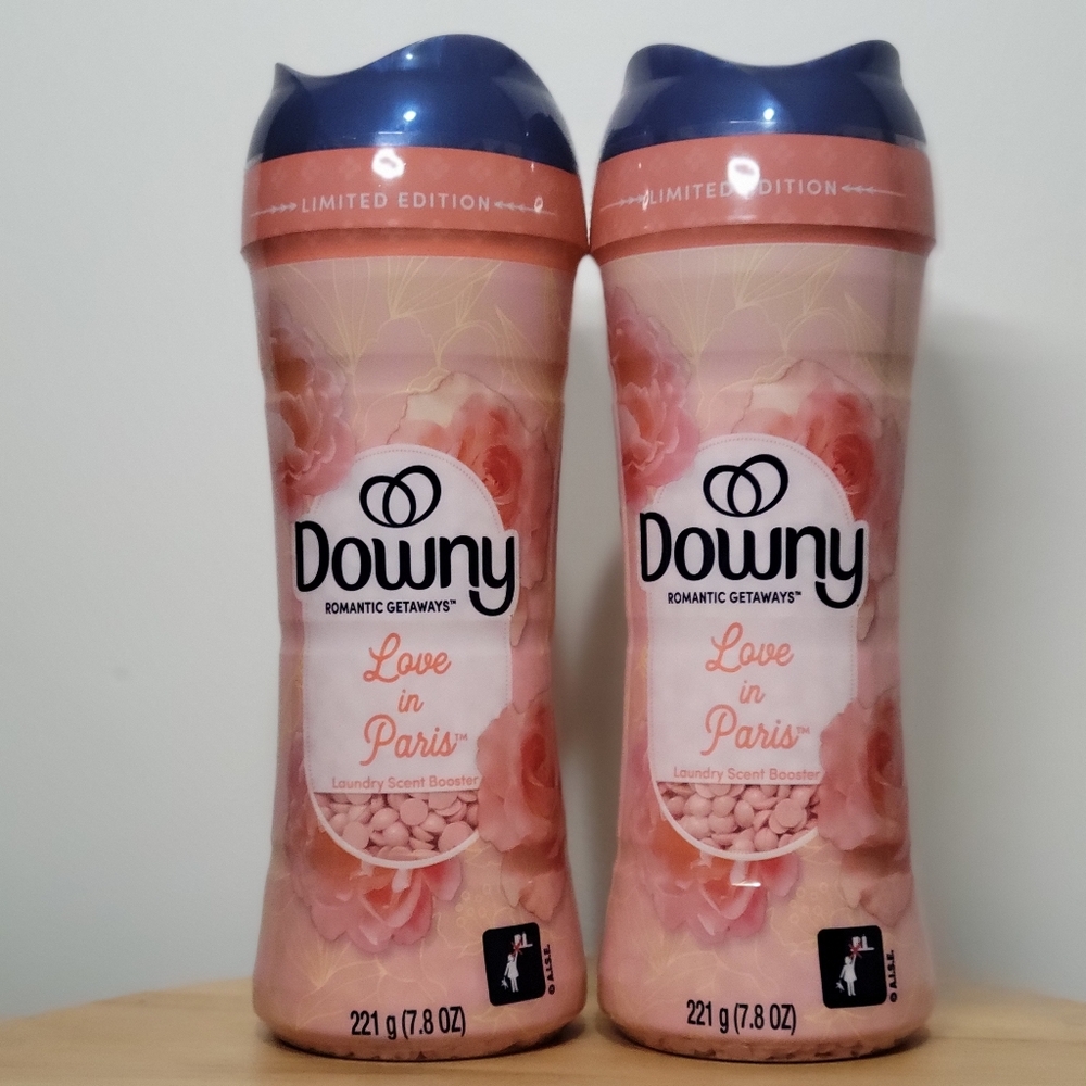 2 Downy Love In Paris Laundry Scent Booster Beads RARE HTF Limited Edition